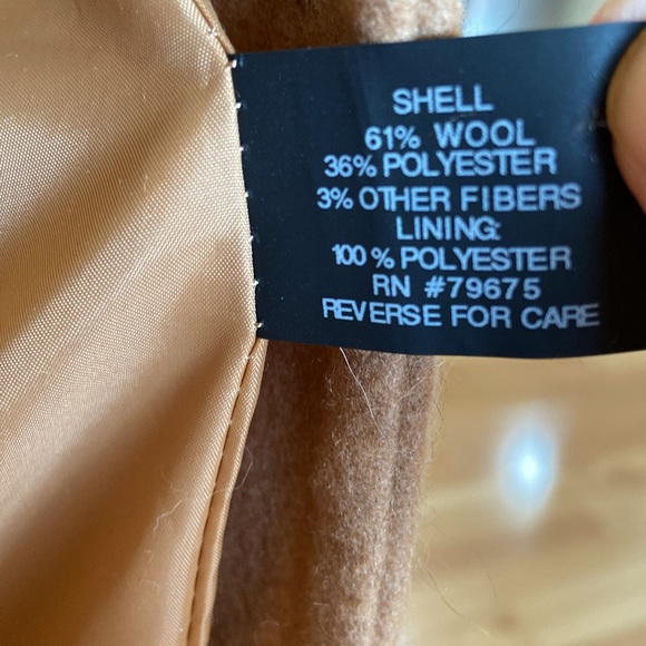 Anne Klein Wool blend double breasted pea coat - Picture 7 of 10